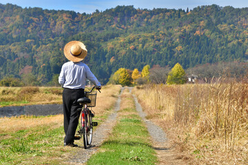 山里の田舎道