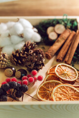 Natural Winter Decorations - Perfect for Wreaths and Handmade Crafts
