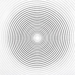 Minimalist Illustration of Concentric Circles Design