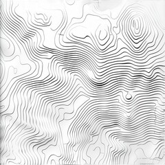Fototapeta premium Abstract Linear Pattern in Topographic Style