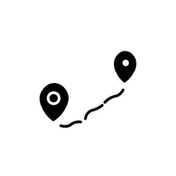 distance glyph icon