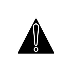 warning glyph icon
