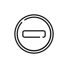 stop line icon