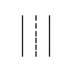road line icon