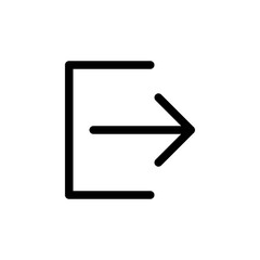 logout line icon
