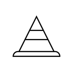 cone line icon