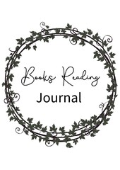 Books Reading Journal Title  with ivy branches