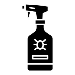 Illustration of Pesticide Glyph Icon