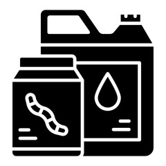 Illustration of Pesticide Glyph Icon