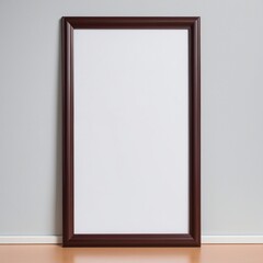 Obraz premium empty picture frame on wall