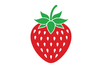 Strawberries vector illustration, Strawberries silhouette vector
