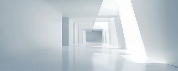 Clean abstract white background with minimalistic design