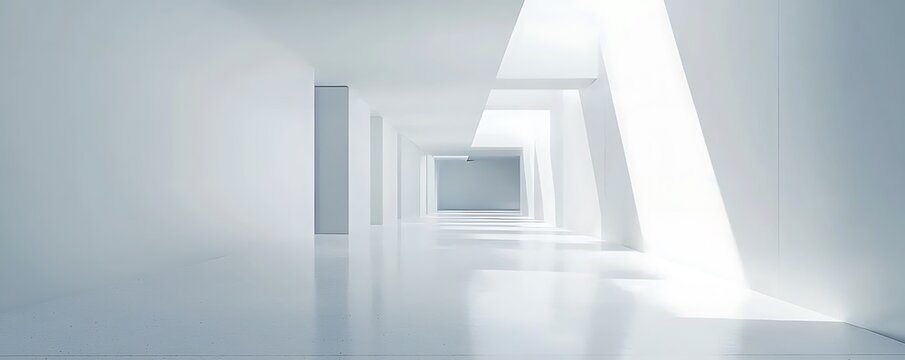 Clean abstract white background with minimalistic design