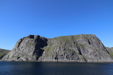 View of the coast of the North Cape Plateau - Nordkapp, Norway