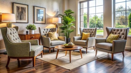 Transform your modern interior with elegant living room chairs that offer both comfort and style, enhancing your home decor effortlessly for a chic and inviting atmosphere.