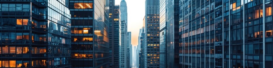 Obraz premium Cityscape with Skyscrapers