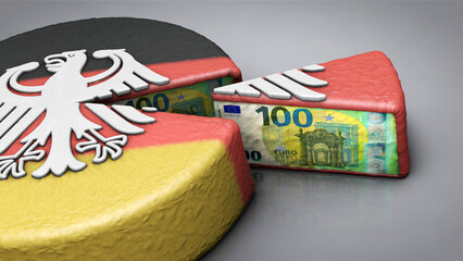 Deutschland als Geldtorte