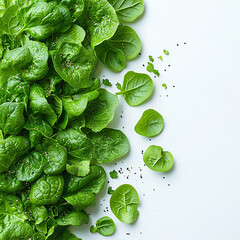 Obraz premium fresh basil leaves