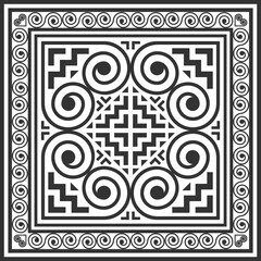 Spiral pattern, Hmong ethnic pattern Spiral pattern is the original pattern of Hmong clothing. It is used in designing clothes, shoes, bags, etc.