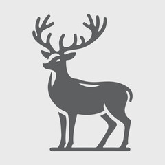Fototapeta premium deer silhouette vector