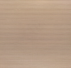 Horizontal narrow wooden slats background, fair color