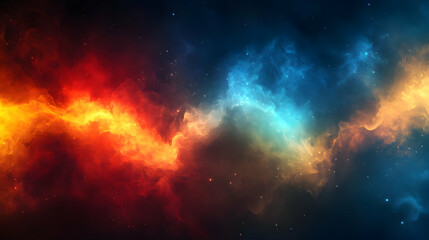 Fototapeta premium Abstract Background - Cosmic Nebula, Galaxy, Stars, and Space Dust Illustration