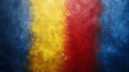 Obraz premium Abstract Background Romanian Flag Illustration