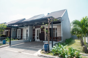 Modern Facade Of A New House With Two Floors	
