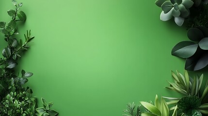 Naklejka premium Green Nature Abstract Background