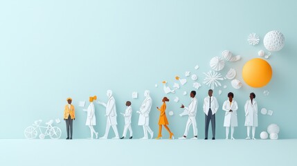 Healthcare professionals collaborate to enhance patient outcomes through innovative solutions and community engagement