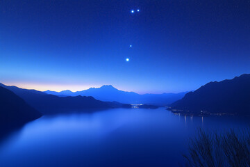 lake in the mountains