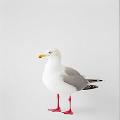 Obraz premium seagull on a white