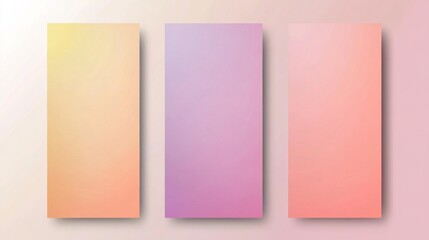 Fototapeta premium Abstract Gradient Backgrounds: Pastel Colors, Minimal Design