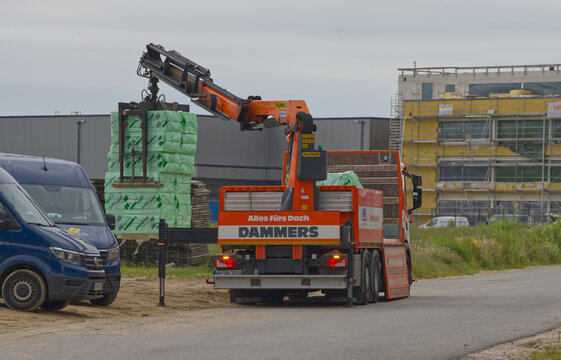 Kranwagen Firma Dammers