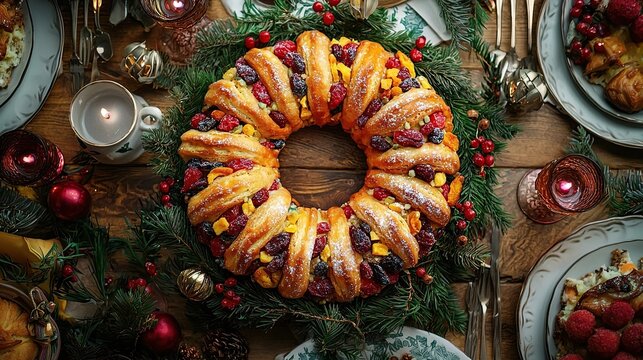 Mexican rosca de reyes, king&rsquo;s cake