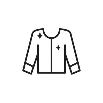 recommend clip art: Clean Clothes icon outline set sign
