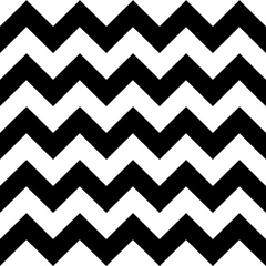 Chevron zig-zag black and white seamless pattern 