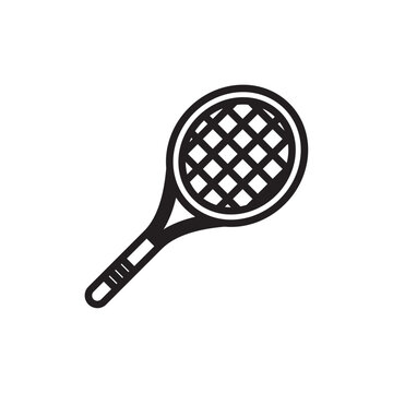 recommend clip art: Racket icon outline set sign