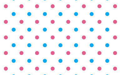 Seamless pattern of dotes in two colours 