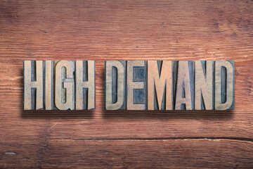 high demand wood