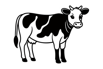 creative a cute animal  line art design vector silhouette with a white background