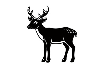 creative a cute animal  line art design vector silhouette with a white background