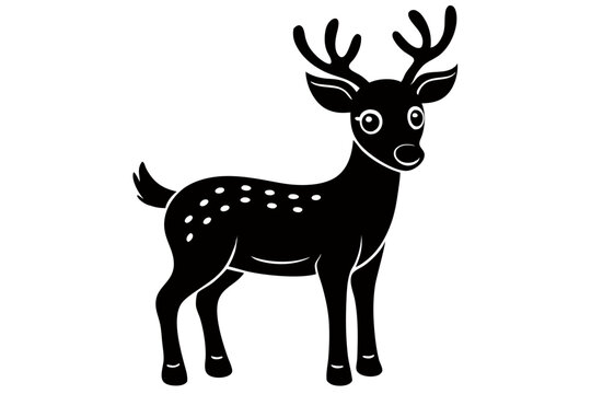 recommend clip art: creative a cute animal  line art design vector silhouette with a white background