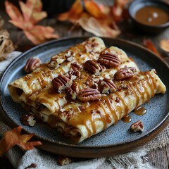 Mexican enchiladas de nuez pecan pralines