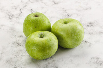 Sweet and juicy green apple