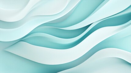 Obraz premium Serene Aqua Toned Background with Gentle Rippling Waves for Travel and Wellness Concepts