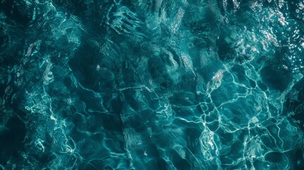 Fototapeta premium Serene Aqua Waters: Tranquil Ocean Conservation Background