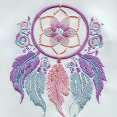 lace doily on white background