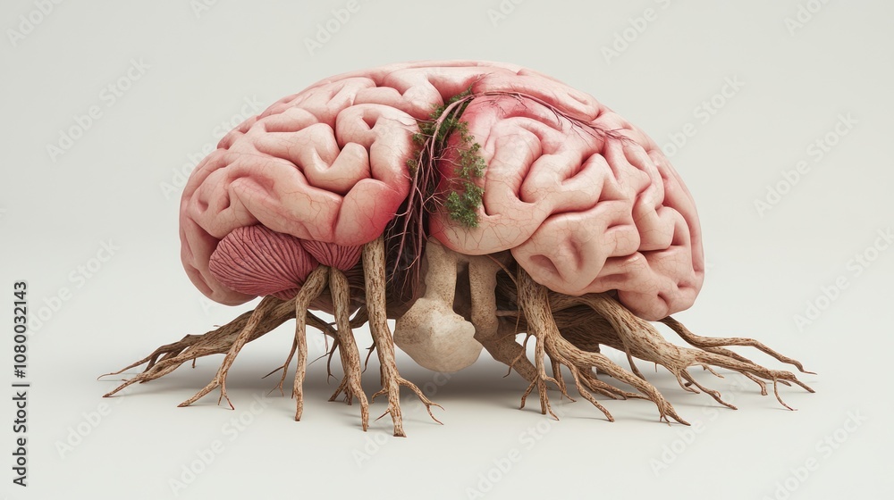 Poster explore the intricacies of the brain and its roots in nature