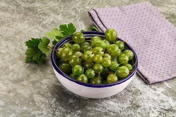 Ripe sweeet and juicy gooseberry